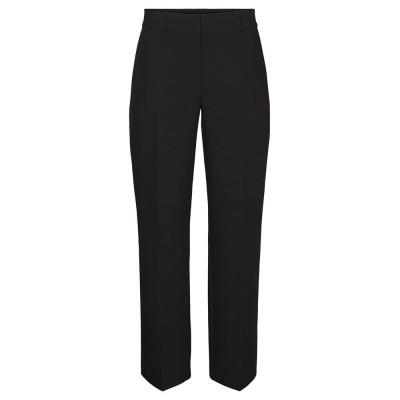 панталони,дамски,панталони,vero,moda,kamilla,straight,fit,mid,waist,pants,black