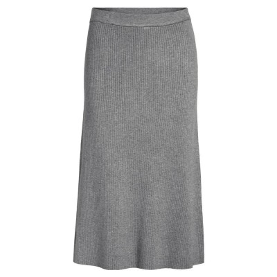 пола,дамски,поли,и,рокли,vila,comfy,a,line,midi,skirt,grey