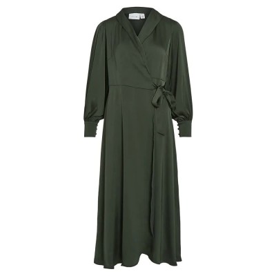 рокля,дамски,поли,и,рокли,vila,enna,ravenna,long,sleeve,long,dress,scarab,(green)