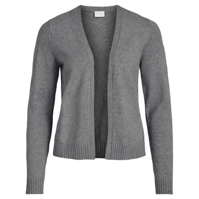 жилетка,дамски,пуловери,дамски,плетени,дрехи,vila,ril,cardigan,medium,grey,melange,(grey)