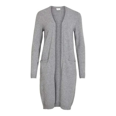 жилетка,дамски,пуловери,дамски,плетени,дрехи,vila,ril,cardigan,grey,(medium,grey,melange)