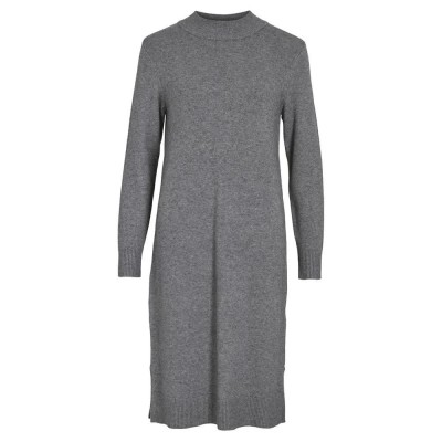 рокля,дамски,поли,и,рокли,vila,ril,long,sleeve,midi,dress,grey