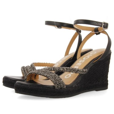 сандали,на,платформа,дамски,сандали,и,чехли,gioseppo,menfi,esparto,wedge,sandals,black,(black)