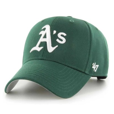 шапка,всички,шапки,47,mlb,oakland,athletics,raised,basic,cap,dark,green,(green)