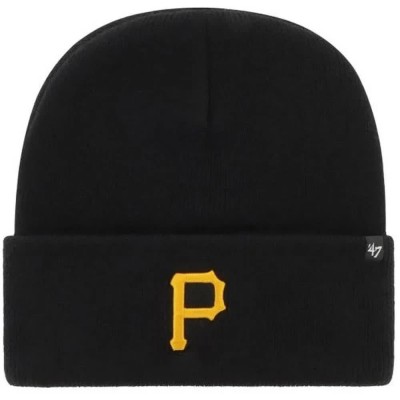 шапка,всички,шапки,47,mlb,pittsburgh,pirates,haymaker,hymkr20ace,beanie,black,ke,(black)