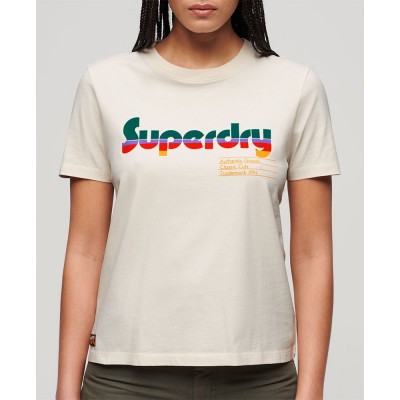 тениска,дамски,тениски,superdry,retro,flock,relaxed,short,sleeve,t,shirt,beige