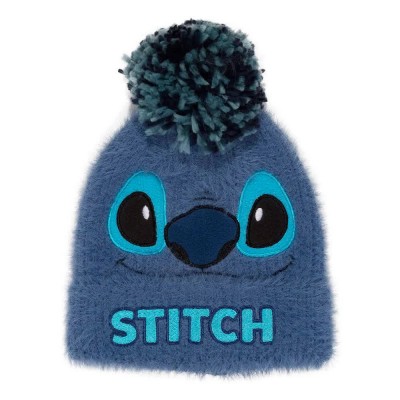 шапка,всички,шапки,heroes,inc,disney,lilo,and,stitch,stitch,fluffy,beanie,blue,(blue)