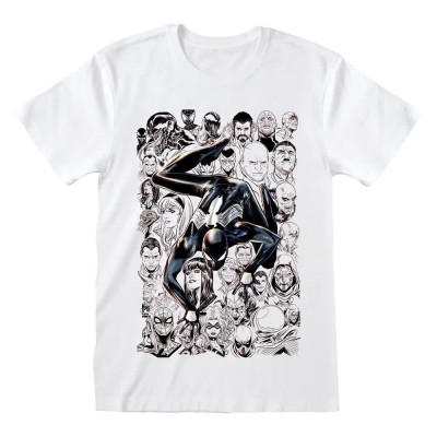 тениска,мъжки,тениски,дамски,тениски,heroes,inc,marvel,comics,spider,man,black,suit,spider,short,sleeve,t,shirt,silver,(white)