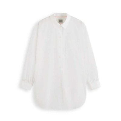 риза,с,дълъг,ръкав,дамски,блузи,дамски,ризи,scotch,&,soda,extra,oversized,long,sleeve,shirt,white