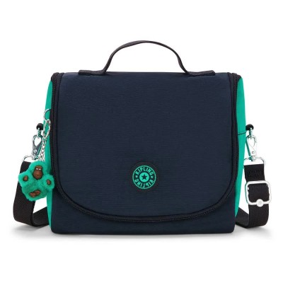 чанта,раници,kipling,new,kichirou,6l,lunch,bag,blue,(blue,green,block)