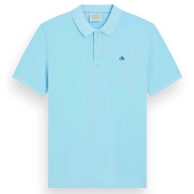 мъжки,блузи,с,яка,scotch,&,soda,175665,short,sleeve,polo,blue