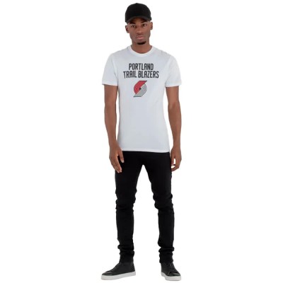 тениска,мъжки,тениски,new,era,nba,regular,portland,trail,blazers,short,sleeve,t,shirt,white,(white)