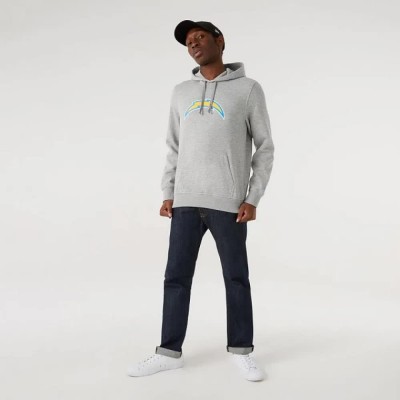 суичър,мъжки,пуловери,new,era,nfl,regular,los,angeles,chargers,hoodie,grey