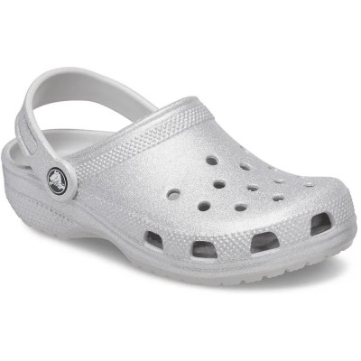 детски,сандали,и,чехли,crocs,classic,glitter,clog,k,clogs,silver