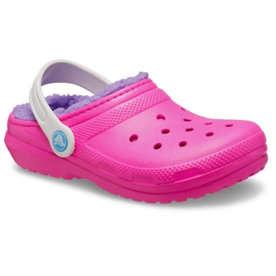 детски,сандали,и,чехли,crocs,classic,lined,clogs,pink,crush,multi,(pink)