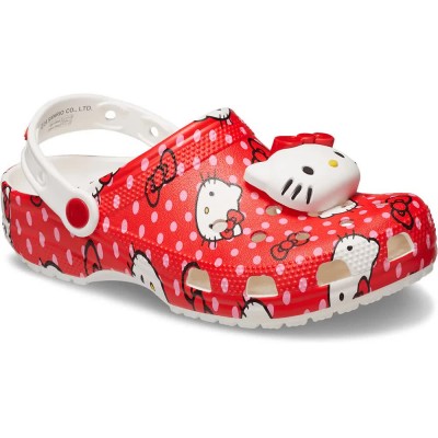 мъжки,сандали,мъжки,джапанки,и,чехли,crocs,hello,kitty,red,classic,clogs,red