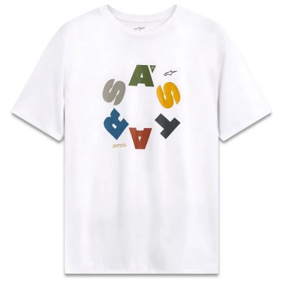 тениска,мъжки,тениски,alpinestars,gambit,short,sleeve,t,shirt,white,(white)