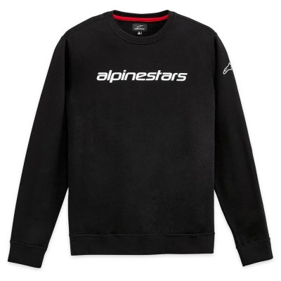 блуза,мъжки,пуловери,alpinestars,linear,v3,sweatshirt,black,(black,white)
