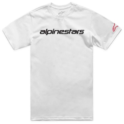 тениска,мъжки,тениски,alpinestars,linear,wordmark,2.0,short,sleeve,t,shirt,white,red,black,(white)