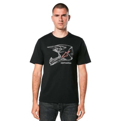 тениска,мъжки,тениски,alpinestars,mx,short,sleeve,t,shirt,black