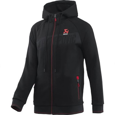 блуза,мъжки,пуловери,akrapovic,802058,full,zip,sweatshirt,black,(black)