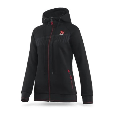 блуза,дамски,блузи,akrapovic,802062,full,zip,sweatshirt,black,(black)