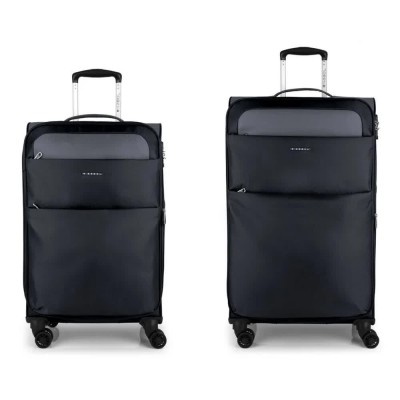 куфари,gabol,cloud,soft,spinner,61,91l,trolley,bag,2,units,black,(black)
