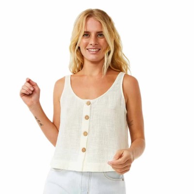 тениска,мъжки,тениски,дамски,тениски,rip,curl,classic,surf,ii,sleeveless,t,shirt,beige,(bone)