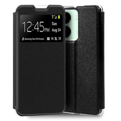 други,аксесоари,cool,xiaomi,redmi,13c,flip,phone,case,clear,(black)