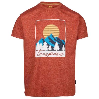 тениска,мъжки,тениски,trespass,idukki,short,sleeve,t,shirt,burnt,orange,(orange)