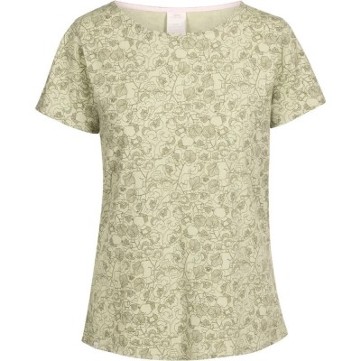 тениска,дамски,тениски,trespass,simona,short,sleeve,t,shirt,beige,(light,sage,print)