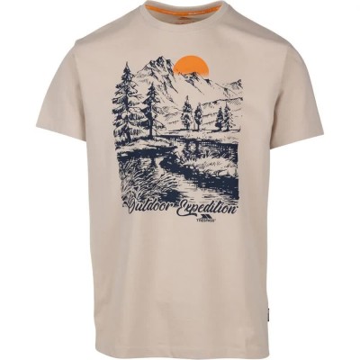 тениска,мъжки,тениски,trespass,worden,short,sleeve,t,shirt,soft,stone,(beige)
