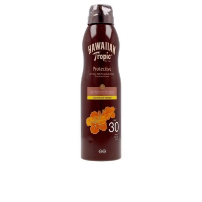 козметика,за,защита,от,слънце,hawaiian,tropic,coconut,&,mango,spf30,180ml,sunscreen,brown