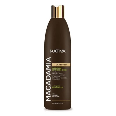 хигиена,коса,kativa,macadamia,355ml,shampoo,golden