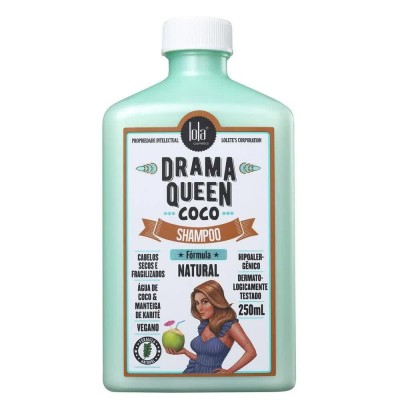 хигиена,коса,lola,cosmetics,drama,queen,coco,250ml,shampoo,clear