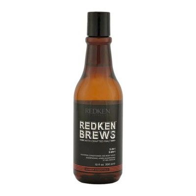 хигиена,коса,redken,brews,3in1,shampoo,brown