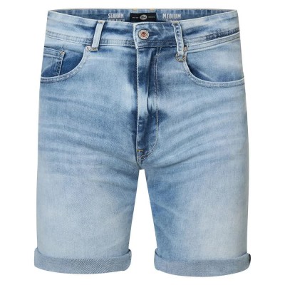 къси,панталони,мъжки,панталони,petrol,industries,seaham,slim,fit,denim,shorts,blue