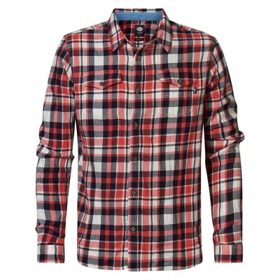 риза,с,дълъг,ръкав,мъжки,ризи,petrol,industries,sil405,long,sleeve,shirt,red
