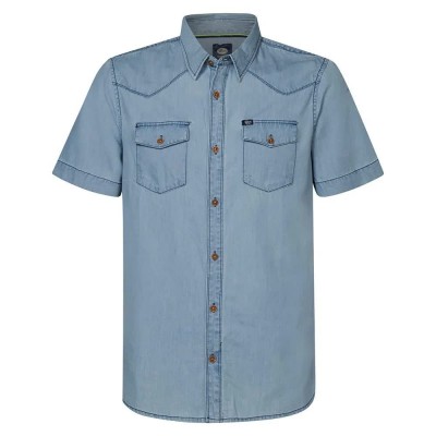 риза,с,къс,ръкав,мъжки,ризи,petrol,industries,sis421,short,sleeve,shirt,blue