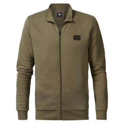 блуза,мъжки,пуловери,petrol,industries,swc333,half,zip,sweater,brown
