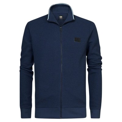 блуза,мъжки,пуловери,petrol,industries,swc366,half,zip,sweater,blue