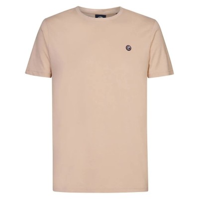 тениска,мъжки,тениски,petrol,industries,tsr002,short,sleeve,t,shirt,beige,(peach)