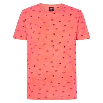 тениска,мъжки,тениски,petrol,industries,tsr190,short,sleeve,t,shirt,fiery,coral,(orange)