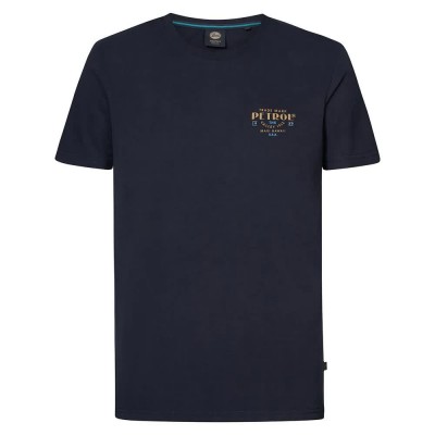 тениска,мъжки,тениски,petrol,industries,tsr603,short,sleeve,t,shirt,navy,blue,(blue,black)
