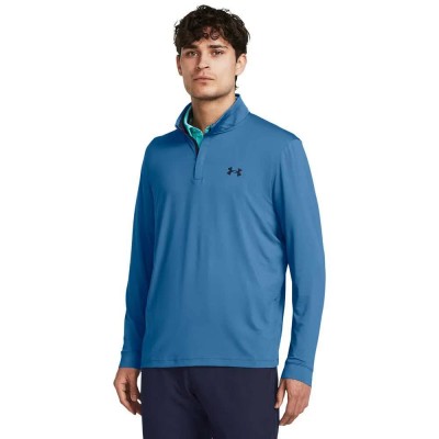 блуза,мъжки,пуловери,under,armour,golf,playoff,half,zip,sweatshirt,blue,(406)