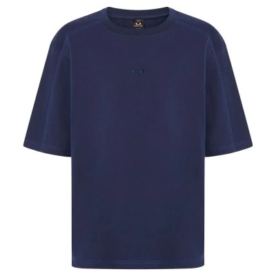тениска,мъжки,тениски,oakley,dual,french,terry,short,sleeve,t,shirt,blue,(team,navy)