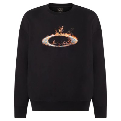 блуза,мъжки,пуловери,oakley,mtl,solar,rail,crew,sweatshirt,blackout,(black)