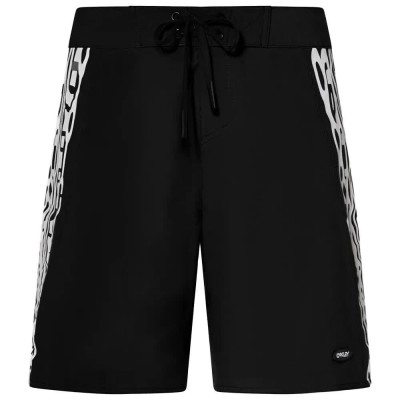 бански,гащета,мъжки,бански,костюми,oakley,quiver,rc,19´´,swimming,shorts,black,(blackout)
