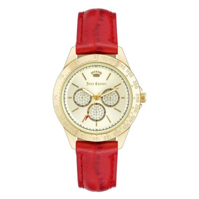 часовник,часовници,juicy,couture,jc1220gprd,woman,watch,red,(golden,red,beige)