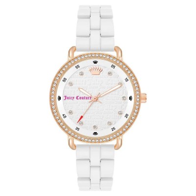 часовник,часовници,juicy,couture,jc1310rgwt,woman,watch,golden,(pink,white,white)
